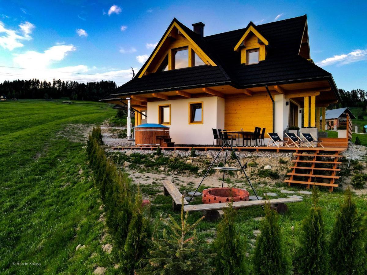 Em Gorce Resort Domki Z Sauna I Jacuzzi Waksmund Exterior photo